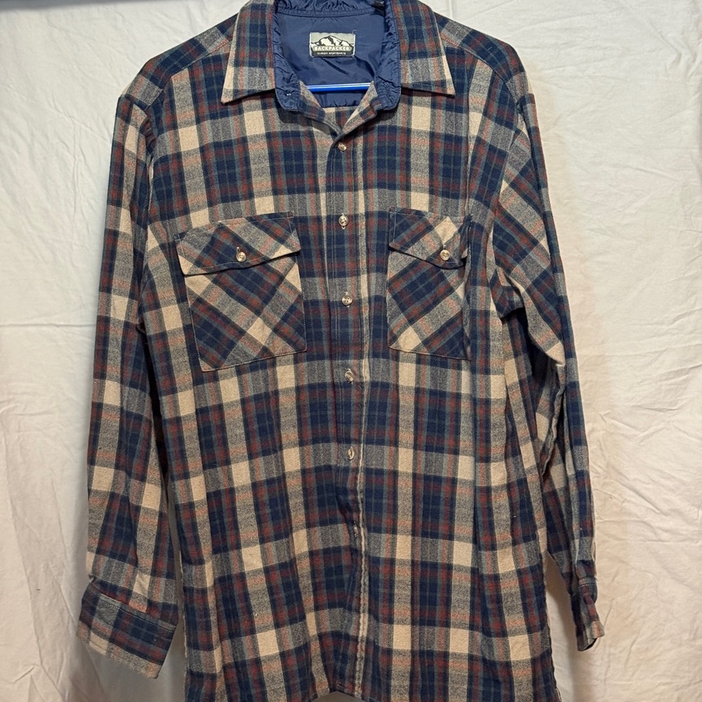 Vintage Plaid Flannel Shirt